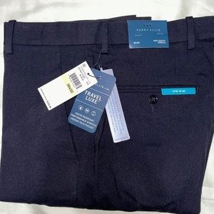 NWT BLACK Perry Ellis DRESS PANTS 30 X 32